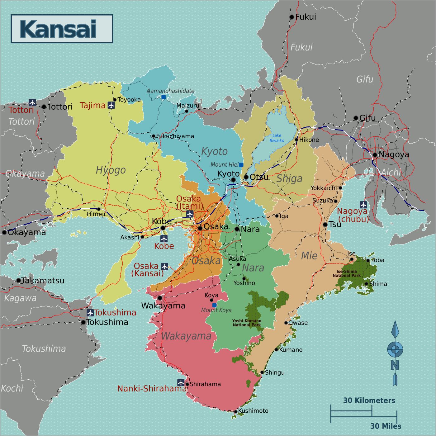 Japan_Kansai_Map